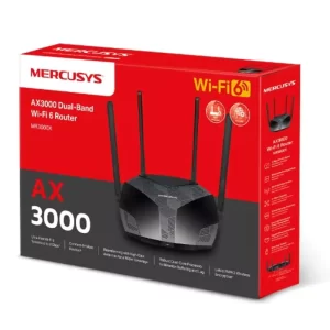 Router Mercusys MR80X AX3000 Doble Banda Gigabit WiFi6