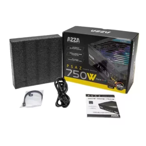 Fuente Azza Certificada 750W RGB – Potencia y Estilo