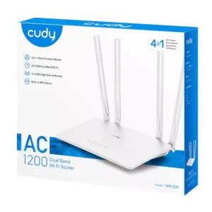 Router Cudy WR1200 AC1200 4 Modos En 1