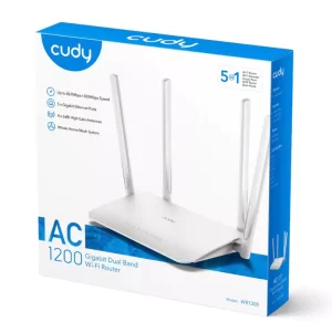 Router Cudy WR1300 AC1200 Con Sistema Mesh 5 en 1