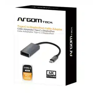 Adaptador USB‑C a DisplayPort 4K 60 Hz – 15 cm Cable Integrado