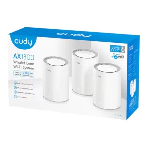 Cudy M1800 AX1800 Router Mesh 3‑Pack – Wi‑Fi 6