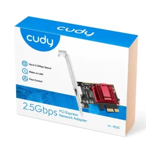 Tarjeta Cudy PCI3 PE25 2.5 Gbps – Red cableada ultrarrápida