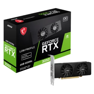Tarjeta Gráfica MSI RTX 3050 6GB GDDR6 Low Profile
