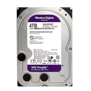 Disco Duro Western Digital Purpura 4TB Vigilancia 24/7