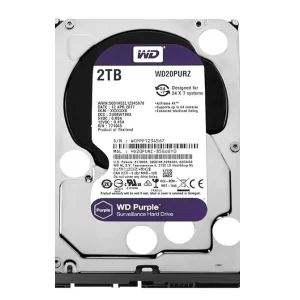 Disco Western Digital Purpura 2TB HDD Para Vigilancia